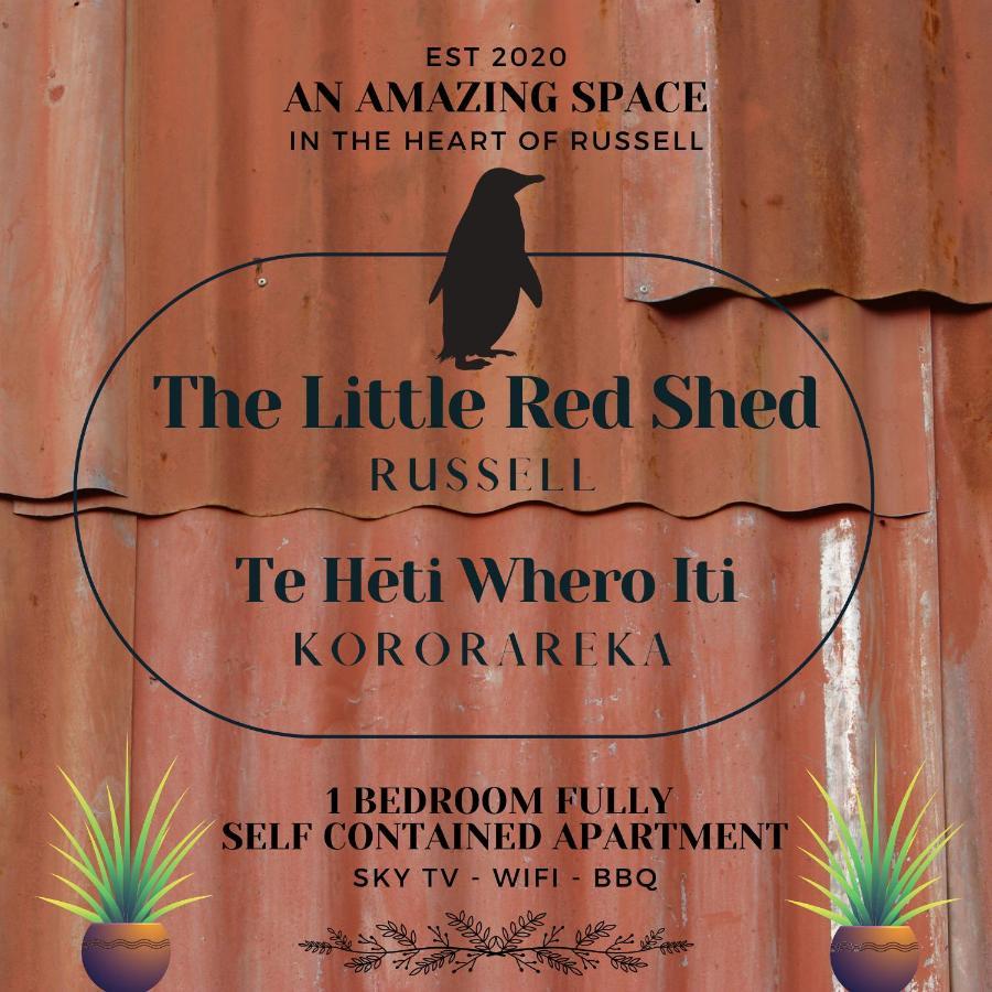 The Little Red Shed Villa Russell Exteriör bild